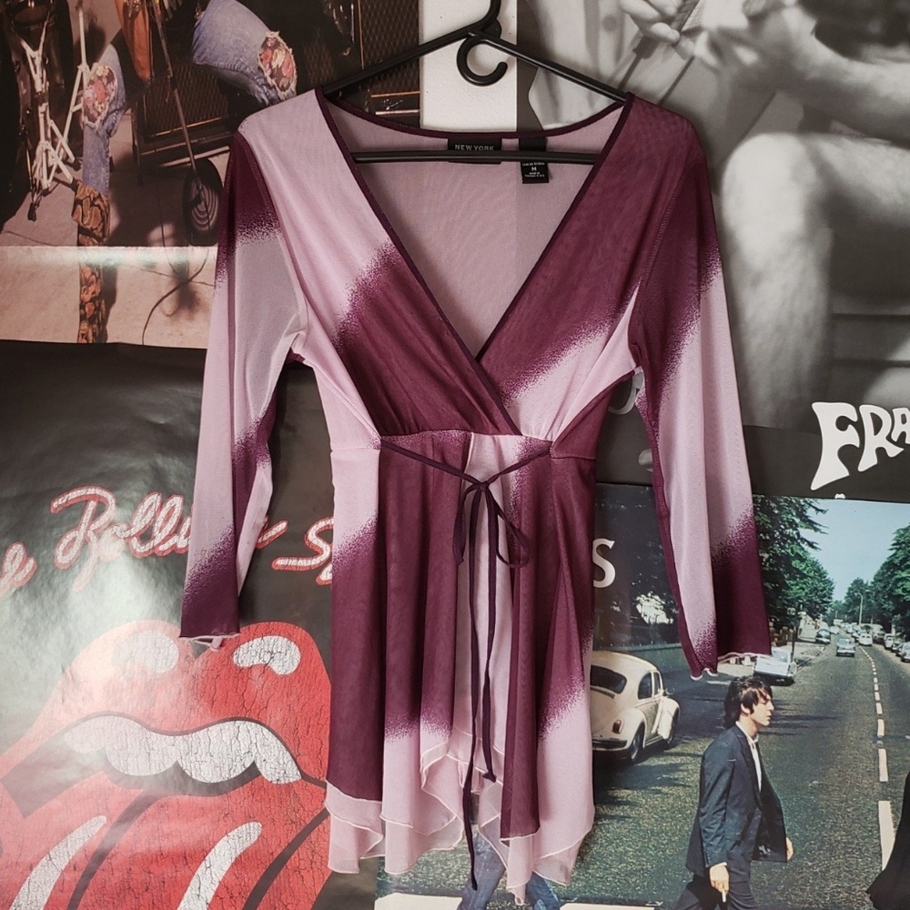 Purple Sheer Fairy Blouse
